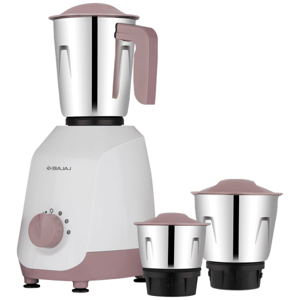 Buy BAJAJ Ninja Series Gracio Lilac 500 Watt 3 Jars Mixer Grinder